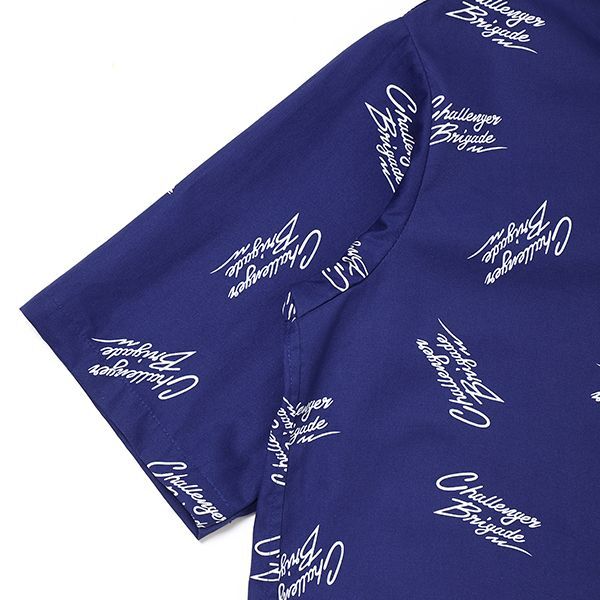 S/S MULTI SIGNATURE SHIRT 総柄シャツ-チャレンジャー 通販