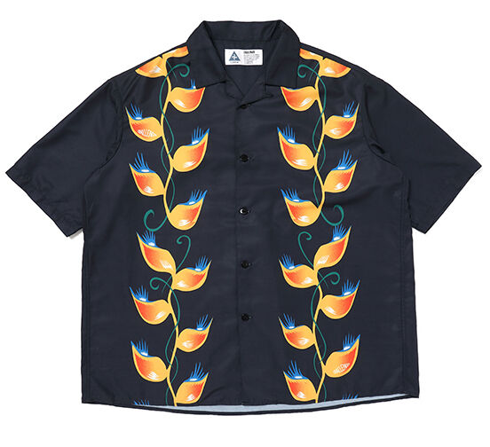 CHALLENGER FLAME LEAF SHIRT オープンカラーシャツ-eastgate.mk