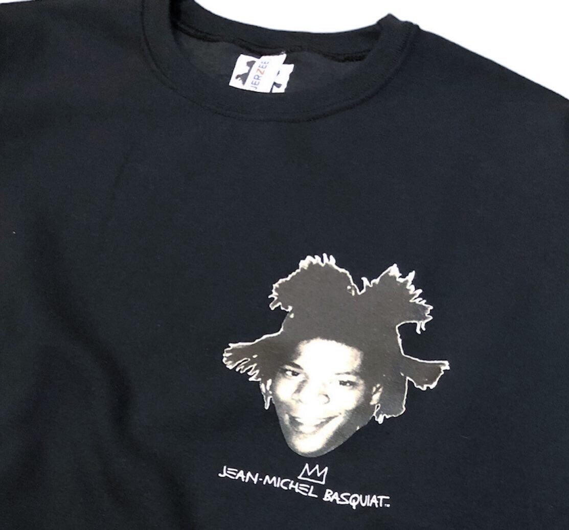 WACKO MARIA BASQUIAT SWEAT SHIRT バスキア　黒