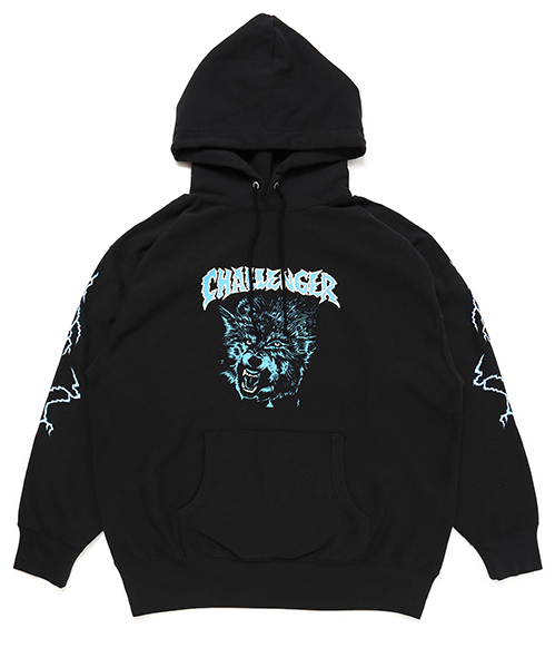 CHALLENGER THUNDER WOLF HOODIE パーカー　L