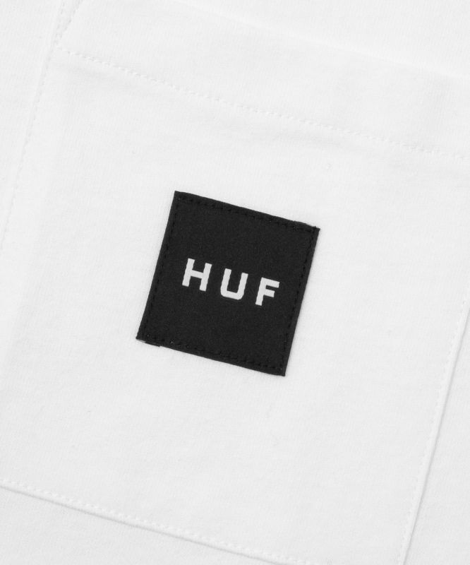 BOX LOGO POCKET LS TEE ポケットロングスリーブTシャツ-ハフ 通販 HUF