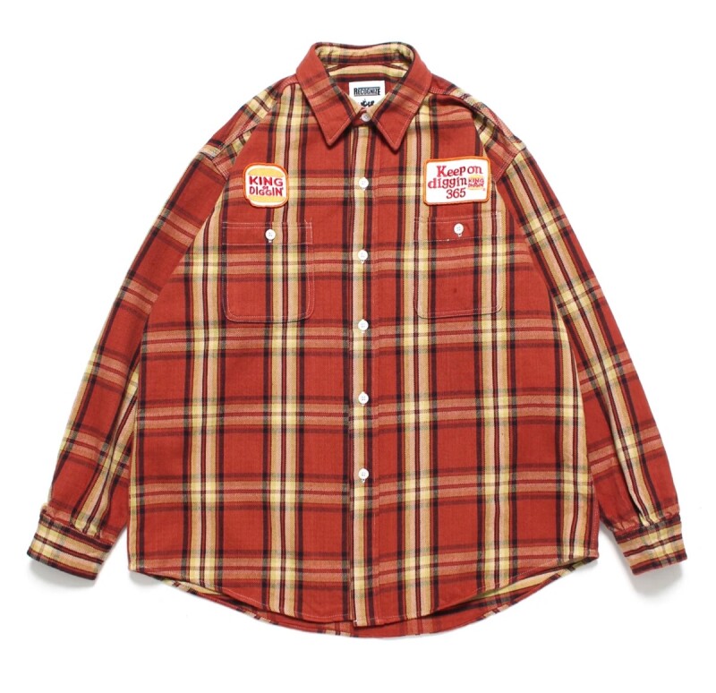 驚き価格 BOTT FLANNEL SHIRT BEIGE フラネルシャツ | www.oitachuorc.com