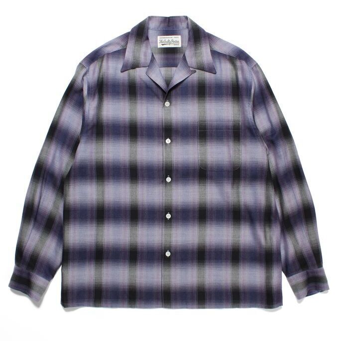 CHECK OPEN COLLAR SHIRT オープンカラーシャツ-ワコマリア 通販 WACKO ...