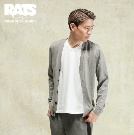 HIGH GAUGE CARDIGAN カーディガン-ラッツ 通販 RATS 店舗-SOWLD