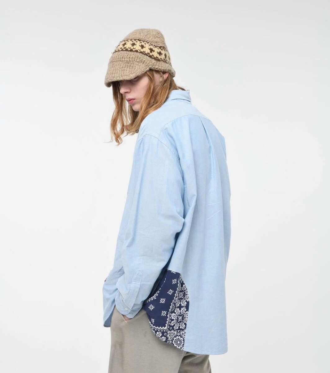 OXFORD BD SHIRTS BANDANNA REPAIRED オックスフォードシャツ